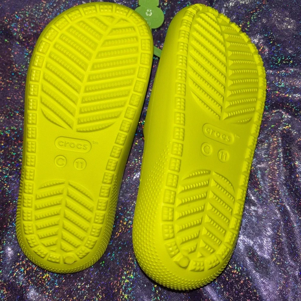 Kids Citrus Croc Slides